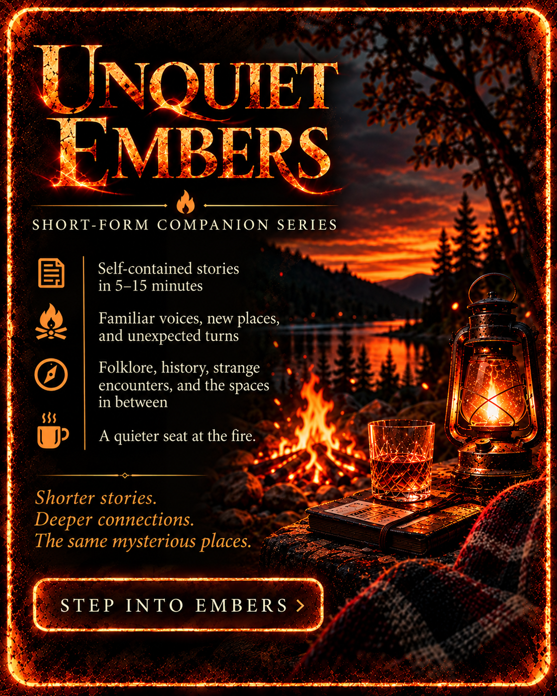 Unquiet Embers Short Form Podcast Brief Episodes